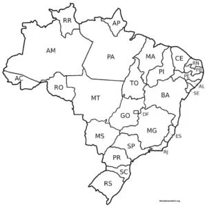 Mapa do Brasil.11