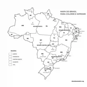 Mapa do Brasil.9