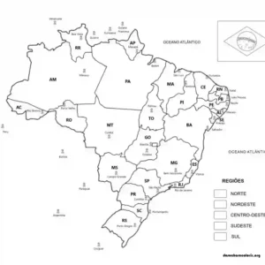 Mapa do Brasil.8