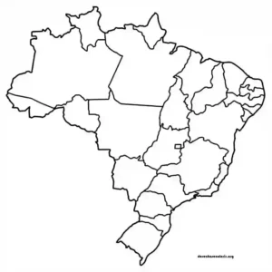 Mapa do Brasil.7