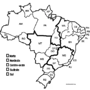 Mapa do Brasil.13